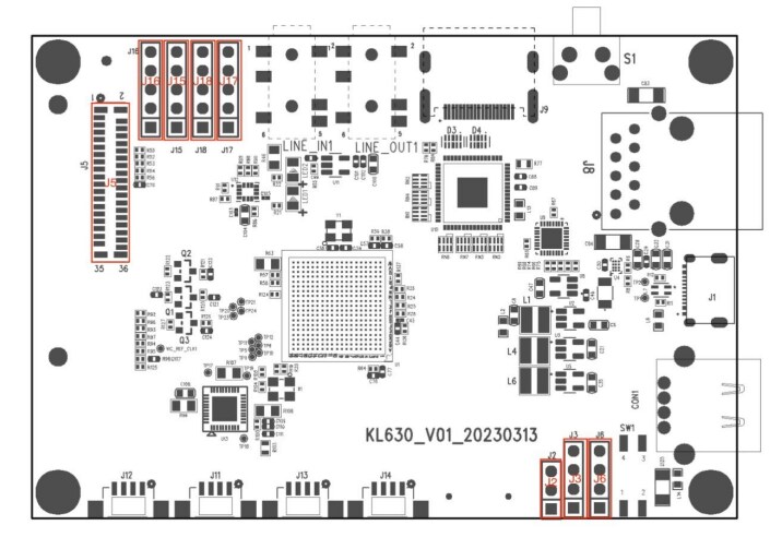 Location Circuit - Kneron KL630 SiP SoC 96Board